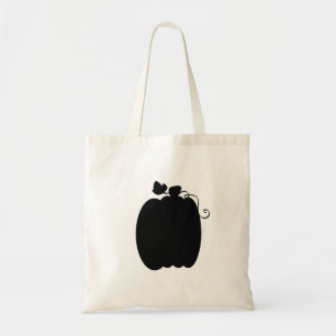 Sac fourre-tout citrouille noire pour friandises o