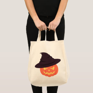 Sac fourre-tout Citrouille Orange Retro - Inspiré