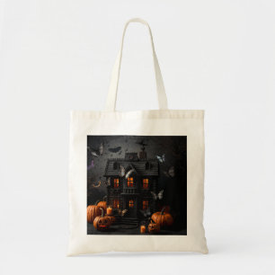 Sac fourre-tout citrouille souriante Halloween