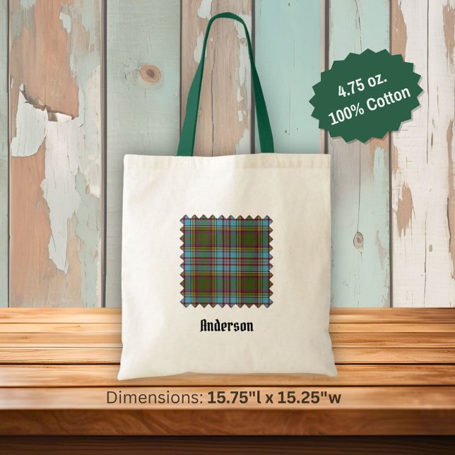 Sac fourre-tout Clan Anderson Tartan (Créateur téléchargé)