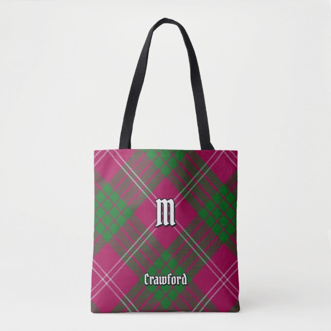 Sac fourre-tout Clan Crawford Tartan (Devant)