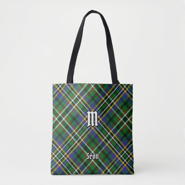 Sac fourre-tout Clan Scott Green Tartan (Devant)