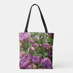 Sac fourre-tout classique pourpre LK à Peonie