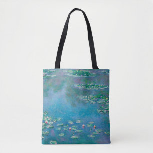 sac fourre-tout CLAUDE MONET de 1840 "NÉNUPHARS"
