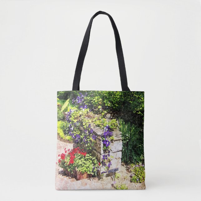 Sac fourre-tout Clematis sur le mur (Devant)
