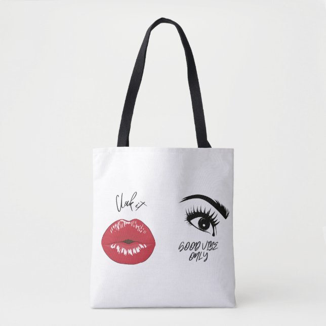 Sac fourre-tout Clock It & Good Vibes Chic (Devant)