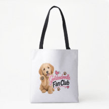 Sac fourre-tout Club des fans de Goldendoodle mign