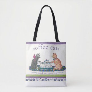 Sac fourre-tout Coffee Cats