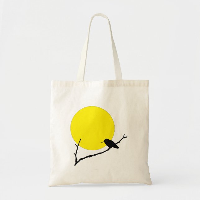Sac fourre-tout - Colibri sur la branche (Devant)
