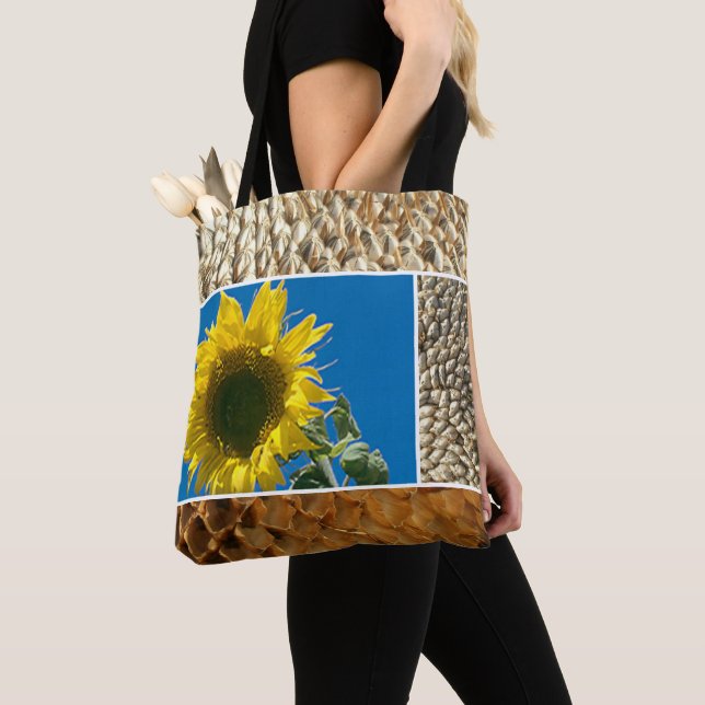 Sac fourre-tout - Collage Tournesol (De près)