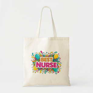 Sac fourre-tout coloré de la meilleure infirmière