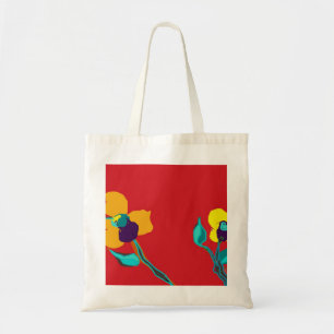 SAC FOURRE-TOUT COLORÉ..DESIGN FLORAL>ORIENTCOURT