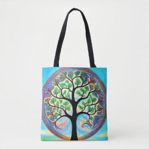 Sac fourre-tout Colorée Arbre de Vie