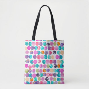 Sac fourre-tout Colour Pop – Design aquarelle amus
