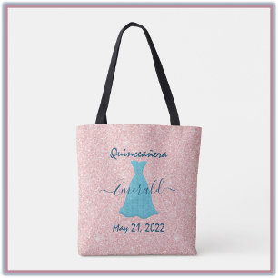 Sac fourre-tout commémoratif de la Quinceanera