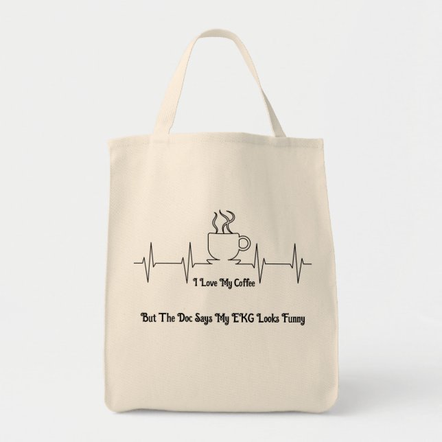 Sac fourre-tout commercial Coffee Lover (Devant)