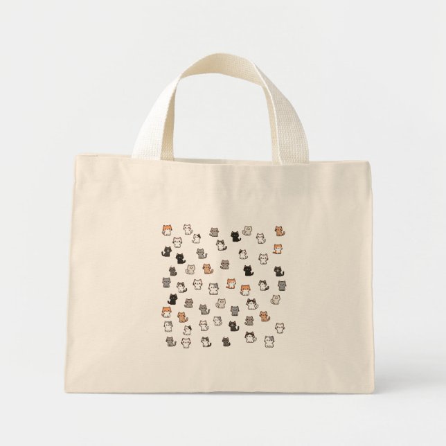 Sac fourre-tout conçu pour chat mignon (Devant)