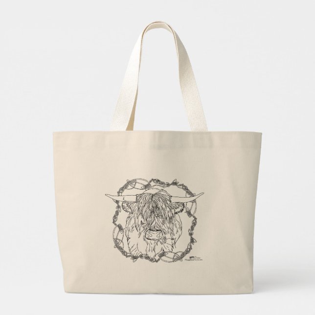 Sac fourre-tout "Coo" des Highlands (Dos)