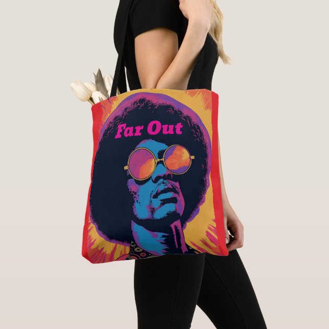 Sac fourre-tout cool/rétro (De près)