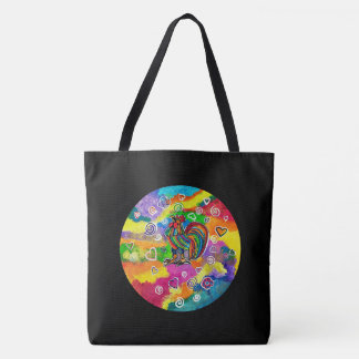 Sac fourre-tout Coq amoureux