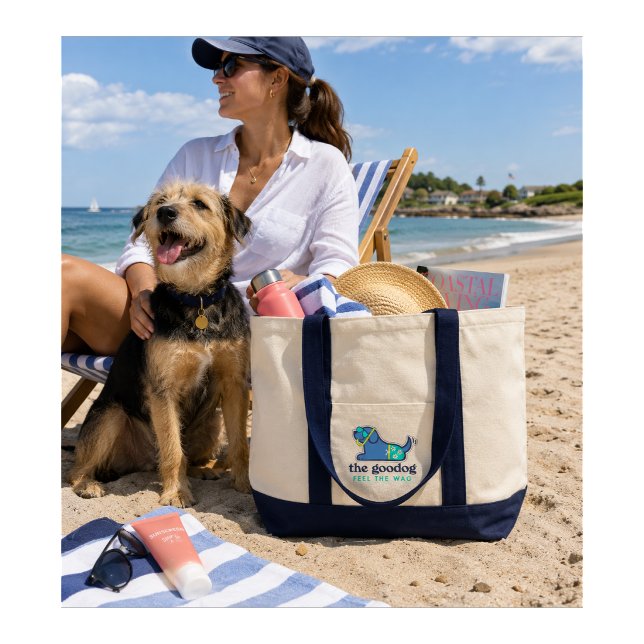 Sac fourre-tout côtier Snorkel Pup pour l'été (Créateur téléchargé)