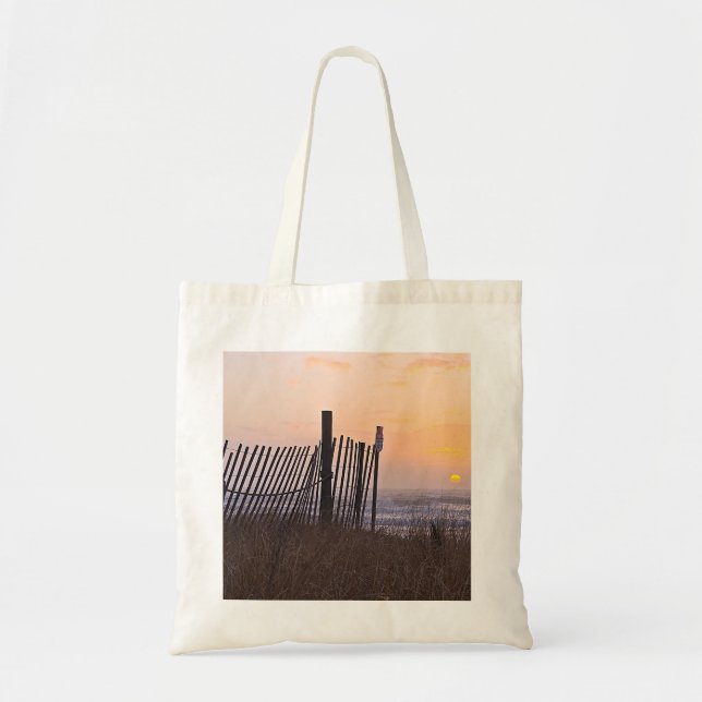 Sac fourre-tout coucher de soleil clôture (Devant)