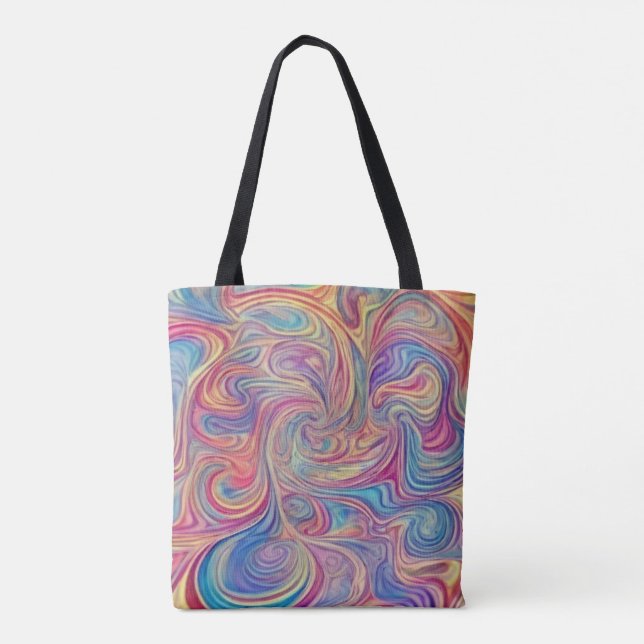 Sac fourre-tout Couleur des tourbillons (Dos)