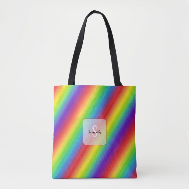 Sac fourre-tout Couleurs de l'Arc-en-Ciel (Devant)
