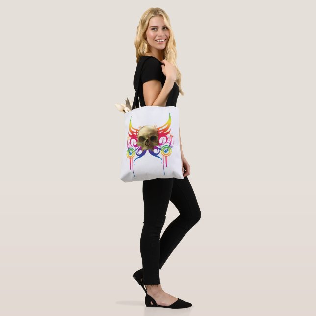 Sac fourre-tout crâne Vampire (Sur le modèle)