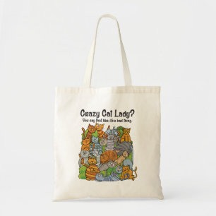 Sac fourre-tout Crazy Cat Lady