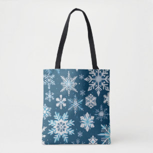 sac fourre-tout cristaux de flocon de neige