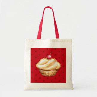 Sac fourre-tout Cupcake Cerise