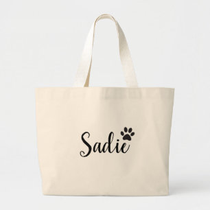 Sac fourre-tout, Custom dog maman cadeau, Personna