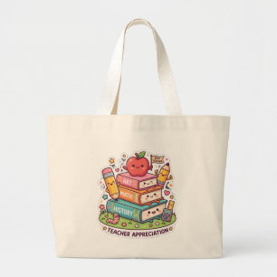 Sac fourre-tout Cute Kawaii Livres Scolaires pour