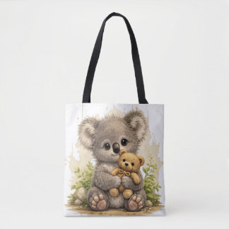 Sac fourre-tout Cute Koala – Cadeau d'animal Kawai