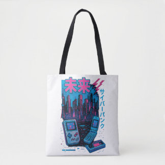 Sac fourre-tout Cyberpunk Neon des années 90