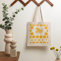 Sac fourre-tout d'abeilles miel