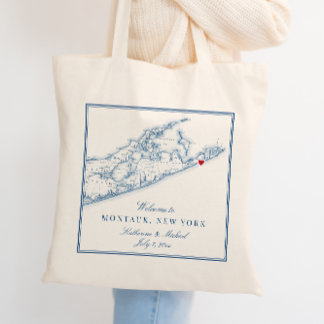 Sac fourre-tout d'accueil du Mariage Hamptons Mont