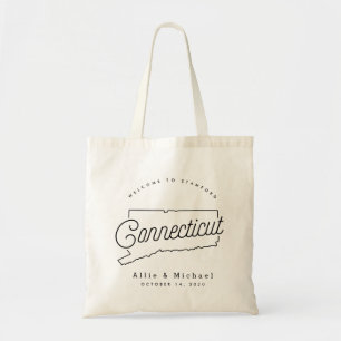 Sac fourre-tout d'accueil Mariage Connecticut