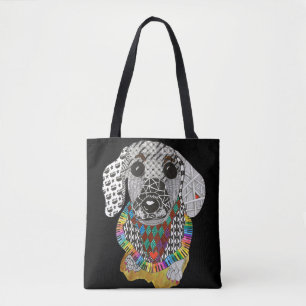 Sac fourre-tout Dachshund mignon et coloré