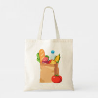 Sac fourre-tout d'alimentation réutilisable