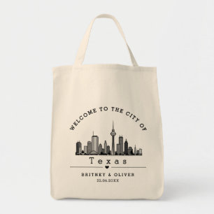 Sac fourre-tout Dallas Skyline – Cadeau de mariage