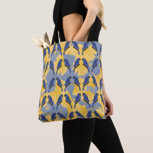 Sac fourre-tout d'allocation de perroquets bleus