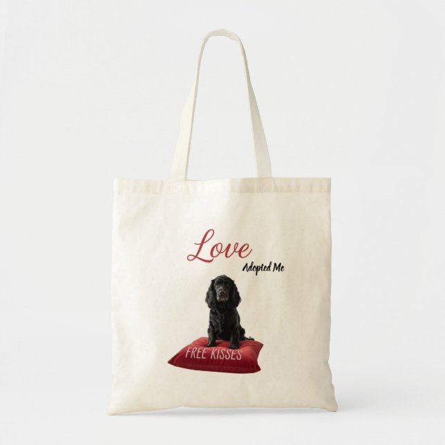 Sac fourre-tout d'amour pour chien adopté (Devant)