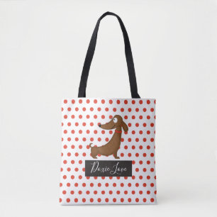 Sac fourre-tout d'amour pour le Dachshund (Doxie)