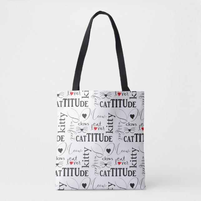 Sac fourre-tout d'amour pour les chats (Devant)