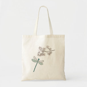 Sac fourre-tout Damselfly et Flowers