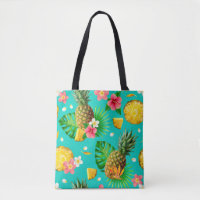 Sac fourre-tout d'ananas de style hawaiien