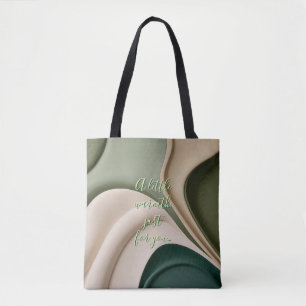 Sac fourre-tout dans graphique abstrait élégant