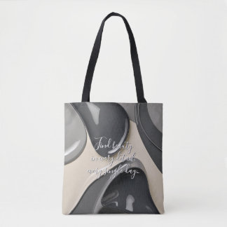 Sac fourre-tout dans graphique abstrait élégant
